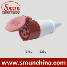 5pin Mobile Socket 16A/32A IP44 Red 415VDC Industrial Coupler